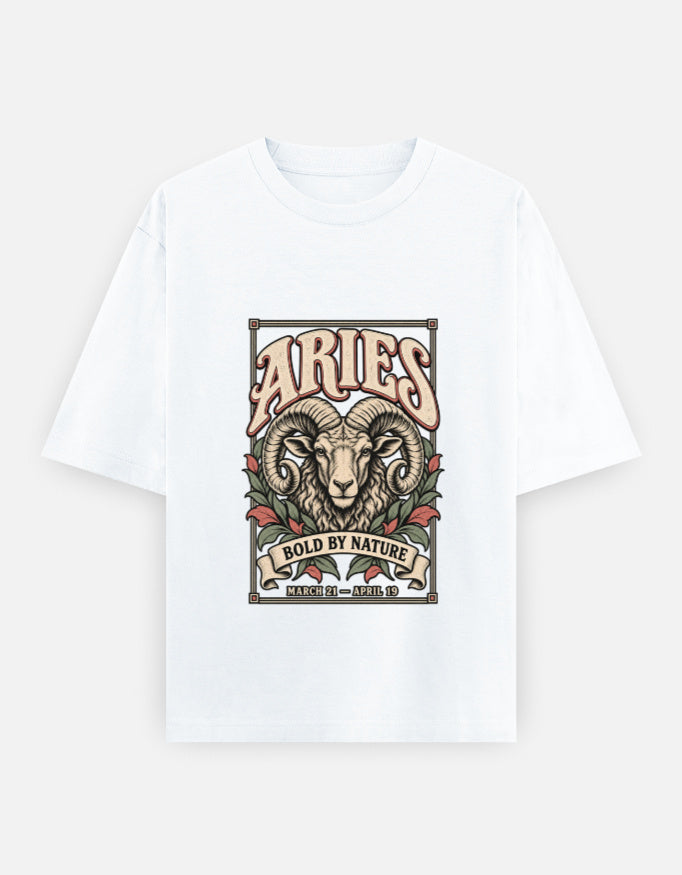 Aries white front
