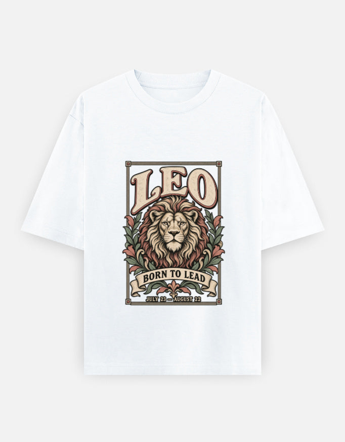 Leo white front