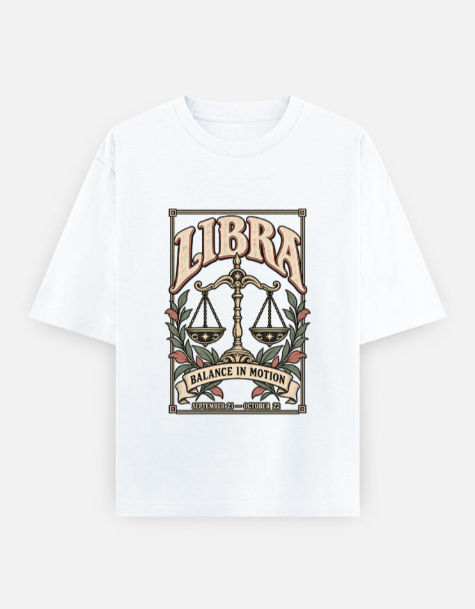 Libra white front