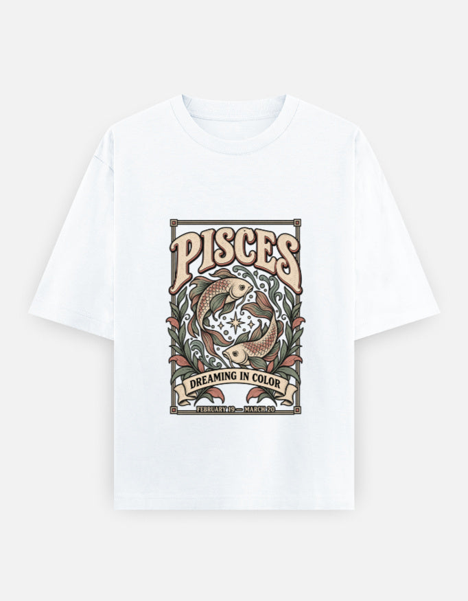 Pisces white front